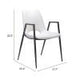 ZUO Desi Dining Chair (Set of 2) White