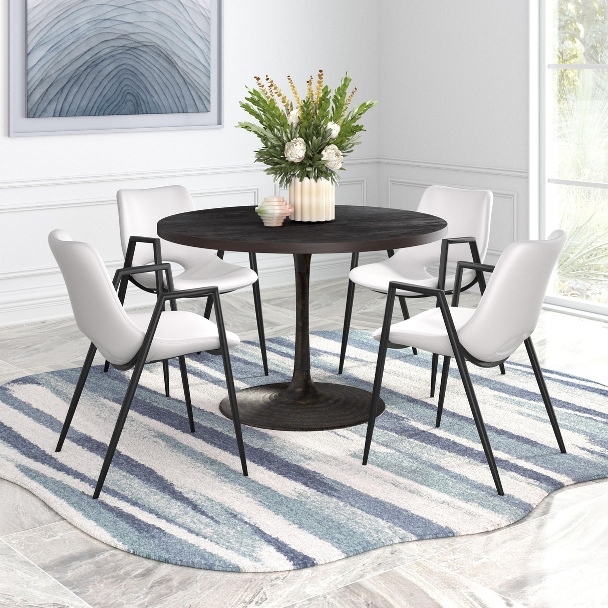 ZUO Desi Dining Chair (Set of 2) White