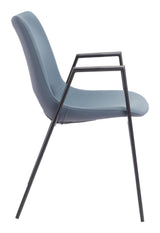 ZUO Desi Dining Chair (Set of 2) Azure Gray