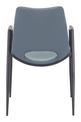 ZUO Desi Dining Chair (Set of 2) Azure Gray