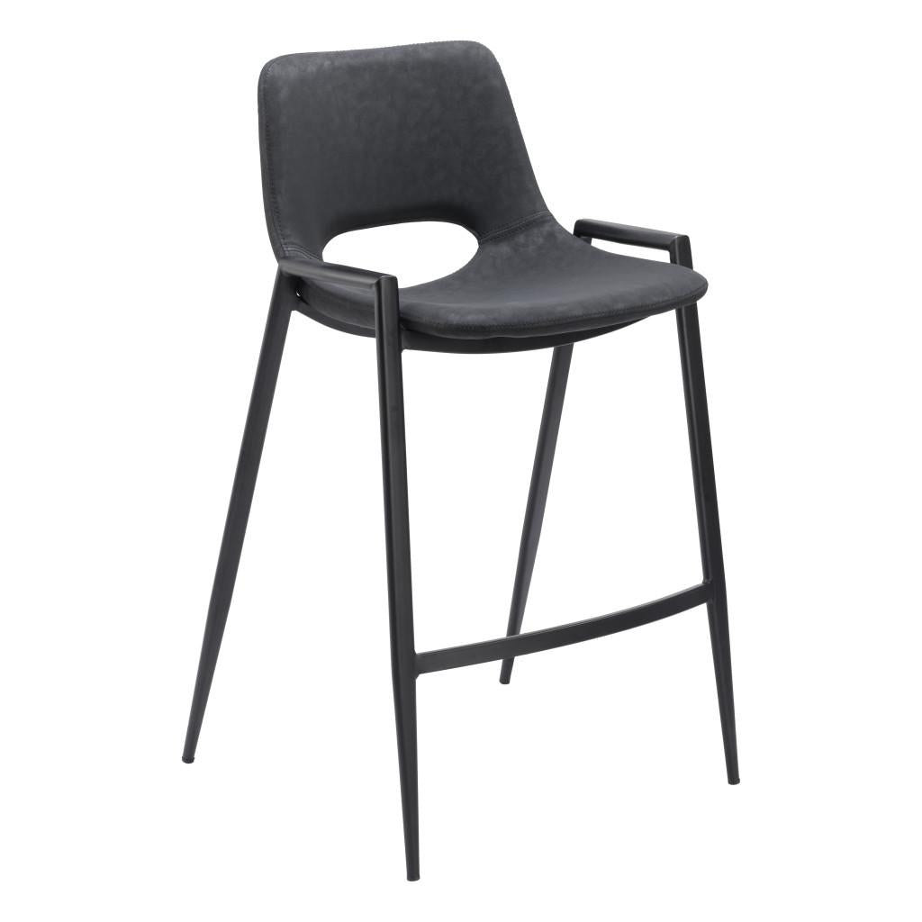 ZUO Desi Counter Stool (Set of 2) Black