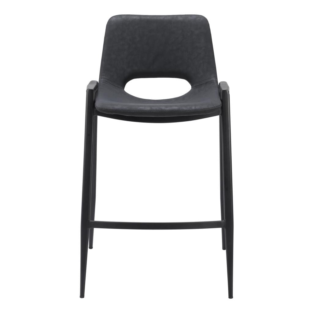 ZUO Desi Counter Stool (Set of 2) Black