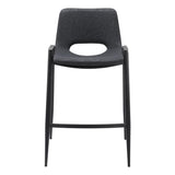 ZUO Desi Counter Stool (Set of 2) Black