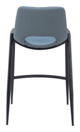 ZUO Desi Counter Stool (Set of 2) Azure Gray