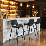 ZUO Desi Barstool (Set of 2) Black