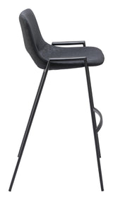 ZUO Desi Barstool (Set of 2) Black