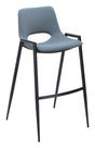 ZUO Desi Barstool (Set of 2) Azure Gray