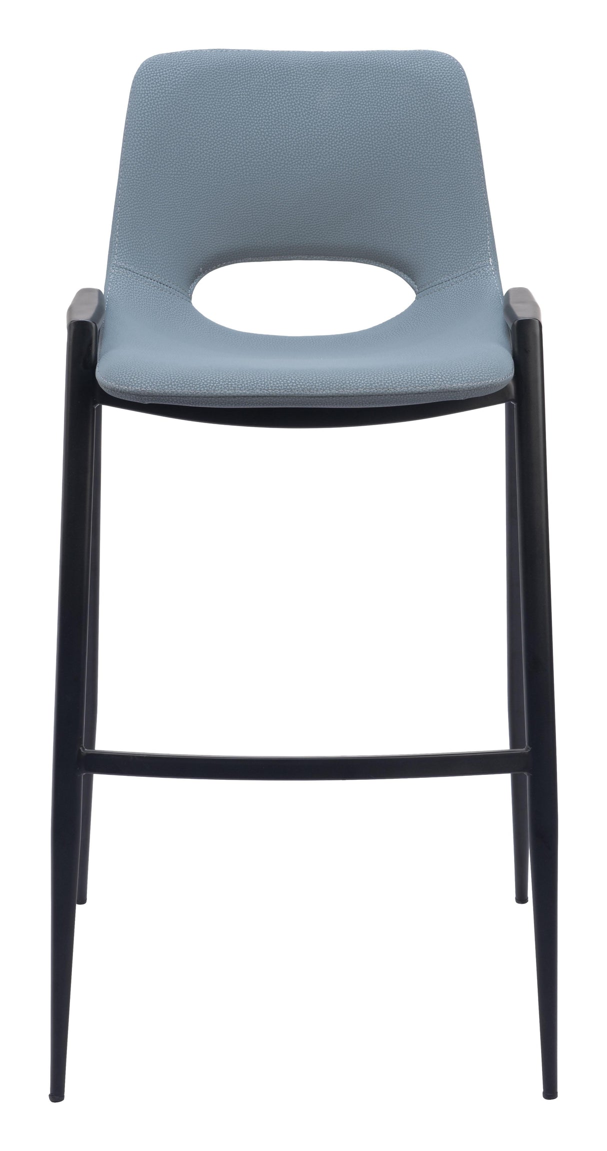 ZUO Desi Barstool (Set of 2) Azure Gray