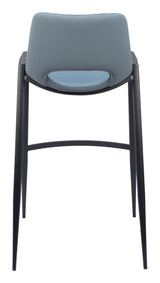 ZUO Desi Barstool (Set of 2) Azure Gray