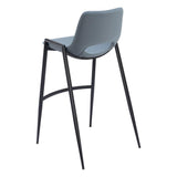 ZUO Desi Barstool (Set of 2) Azure Gray