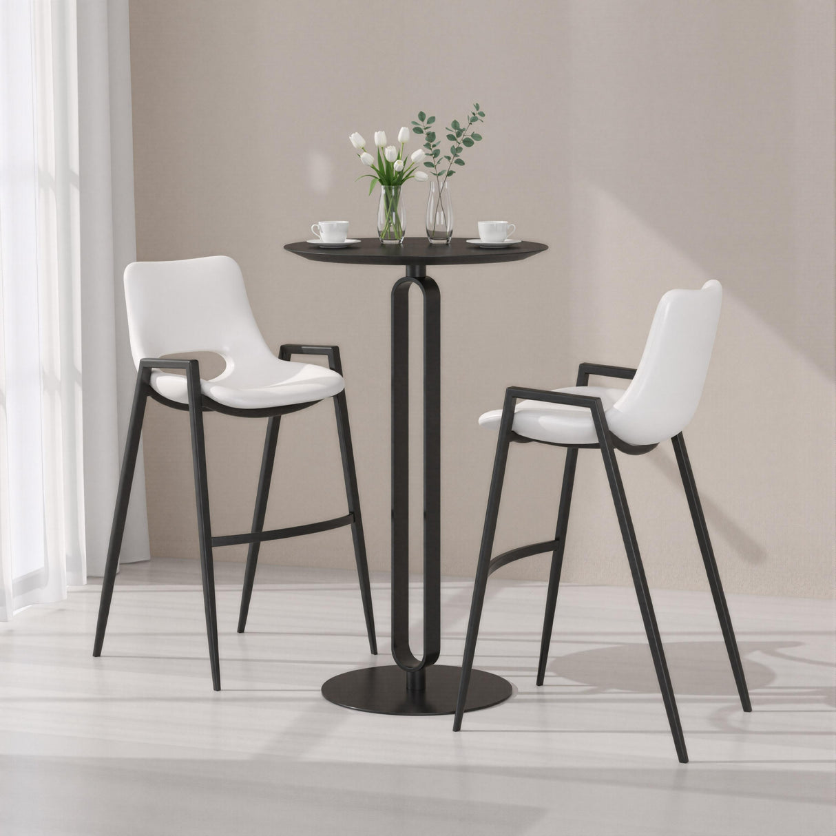 ZUO Desi Barstool (Set of 2) White