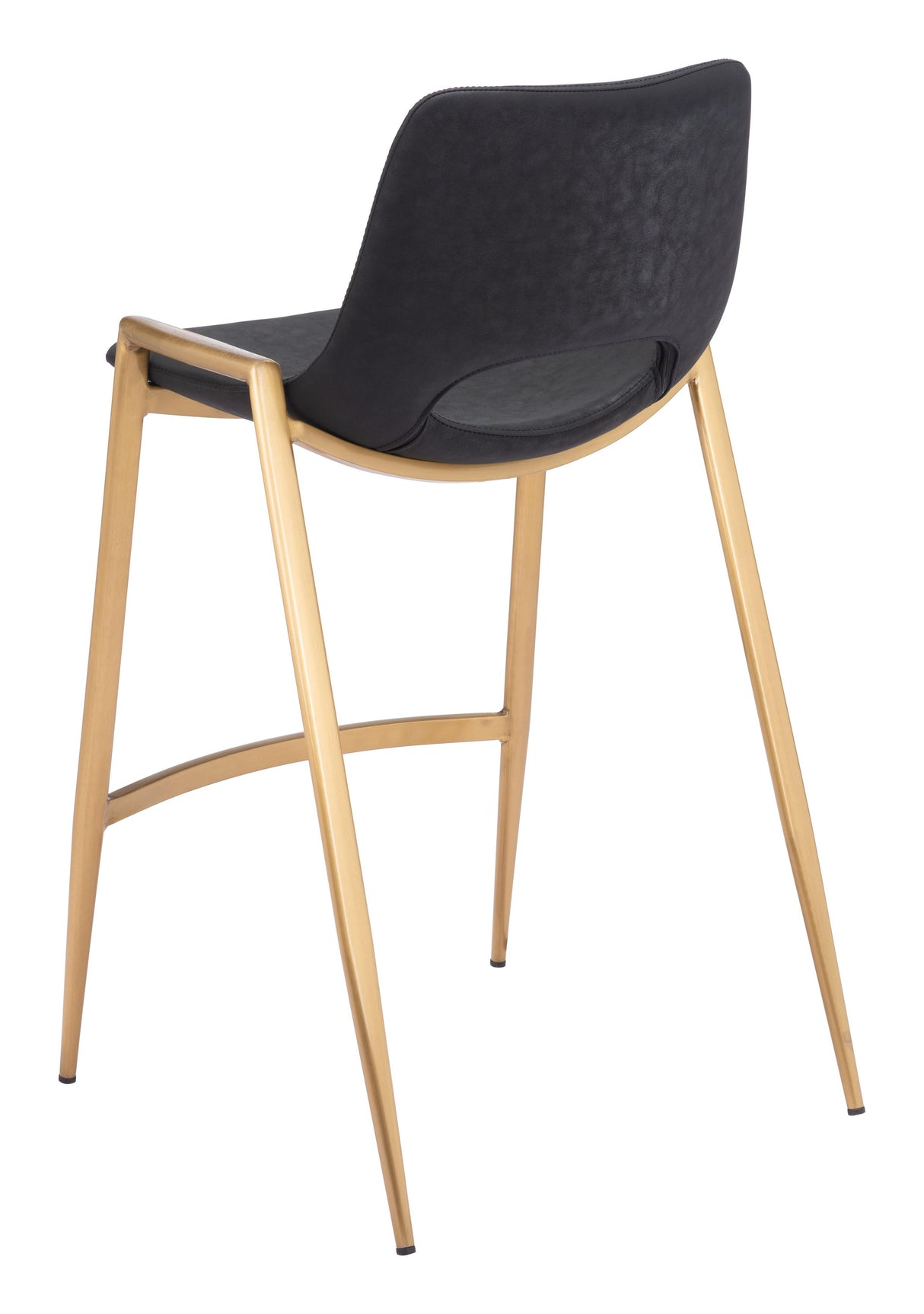 ZUO Desi Counter Stool (Set of 2) Black & Gold