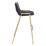 ZUO Desi Barstool (Set of 2) Black & Gold