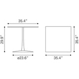 ZUO Molly Dining Table White