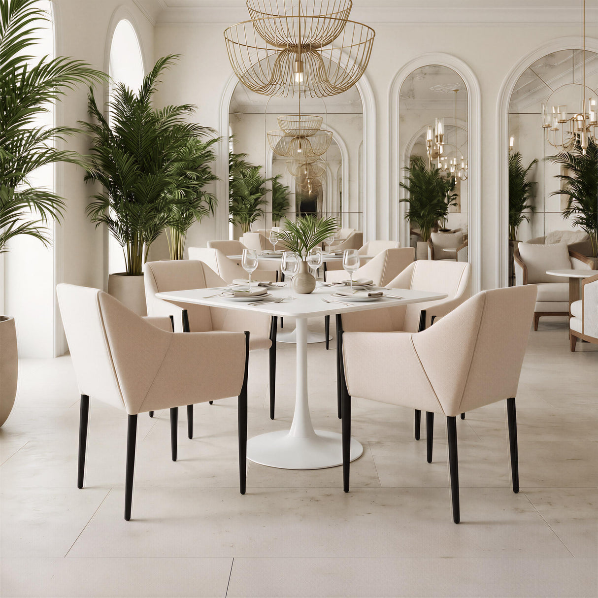 ZUO Molly Dining Table White