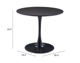 ZUO Opus Dining Table Black
