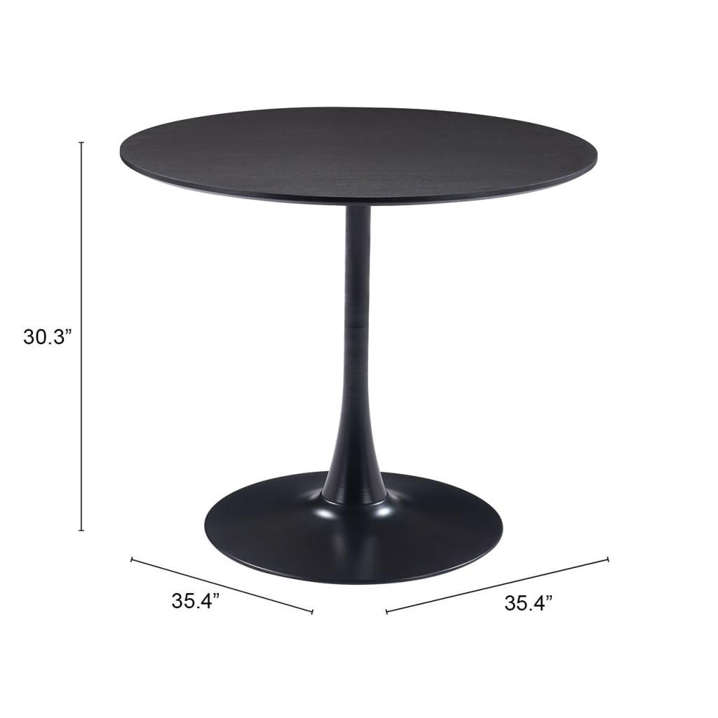 ZUO Opus Dining Table Black