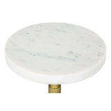 ZUO Maurice Side Table White & Gold