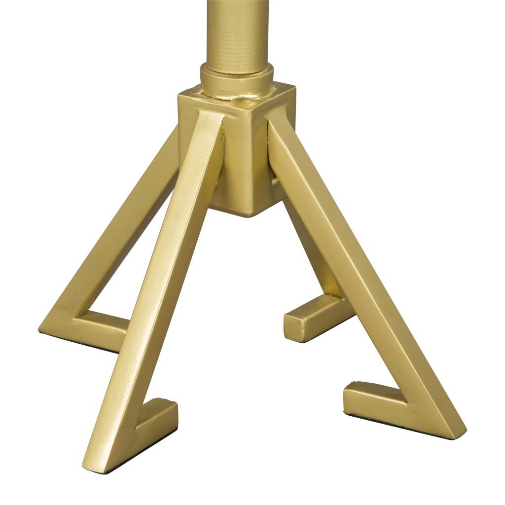 ZUO Maurice Side Table White & Gold