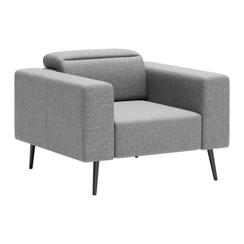 ZUO Milan Armchair Dark Gray