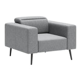 ZUO Milan Armchair Dark Gray