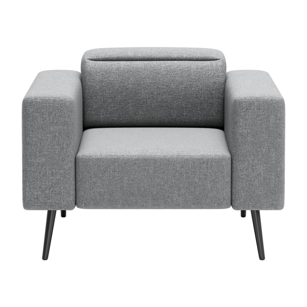 ZUO Milan Armchair Dark Gray
