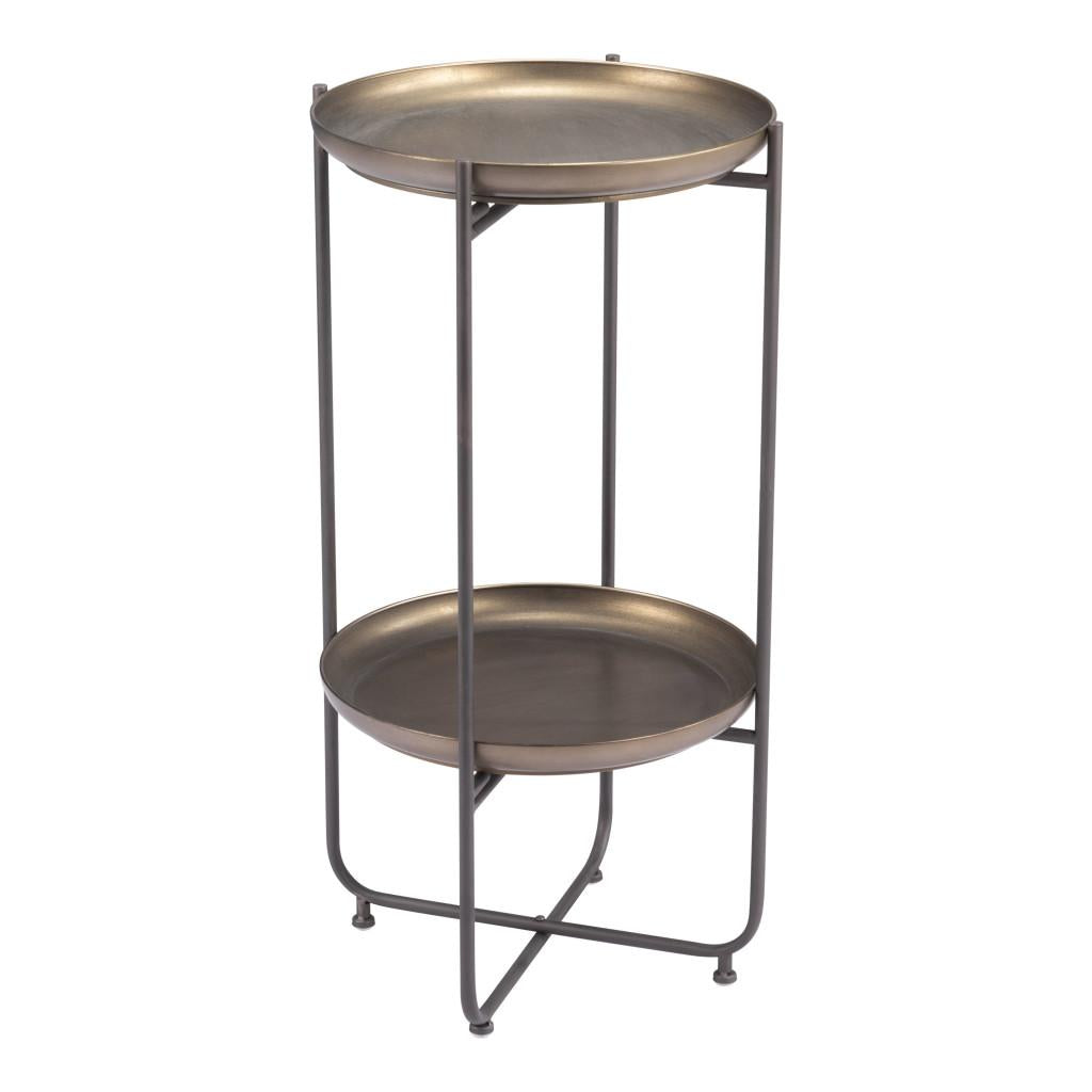 ZUO Bronson Accent Table Bronze