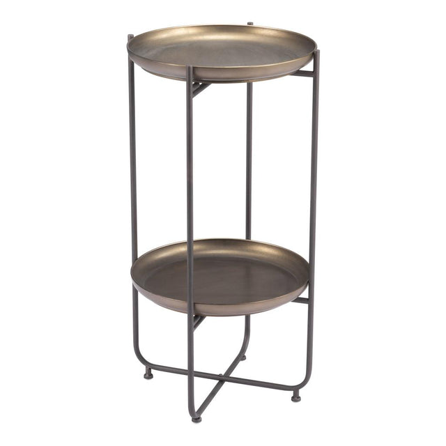 ZUO Bronson Accent Table Bronze