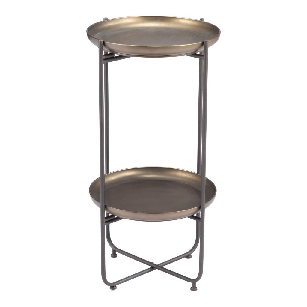 ZUO Bronson Accent Table Bronze