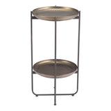 ZUO Bronson Accent Table Bronze