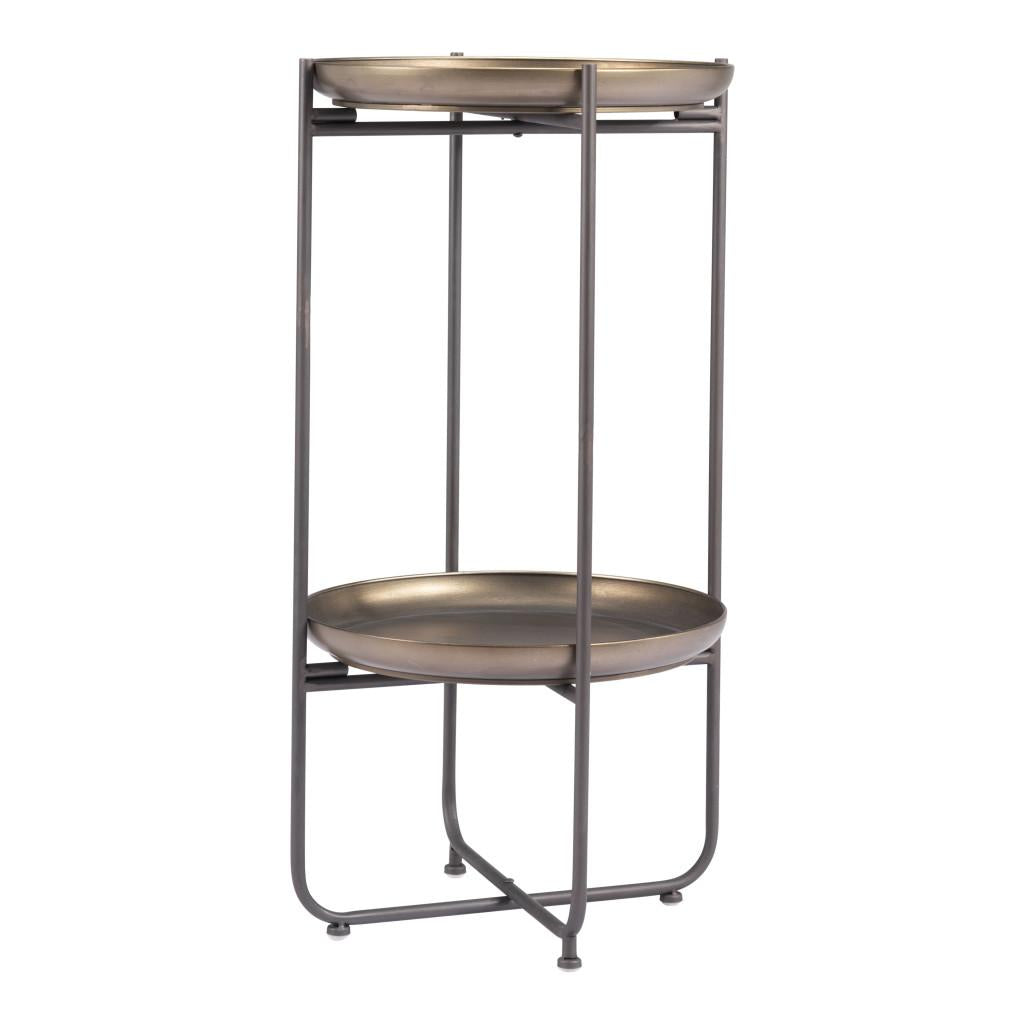 ZUO Bronson Accent Table Bronze