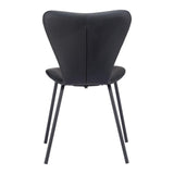 ZUO Torlo Dining Chair (Set of 2) Black