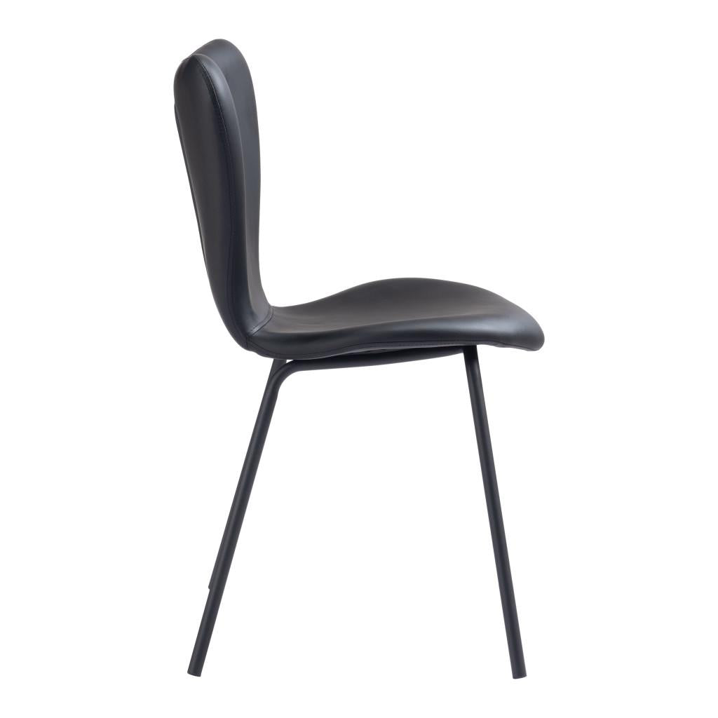 ZUO Torlo Dining Chair (Set of 2) Black