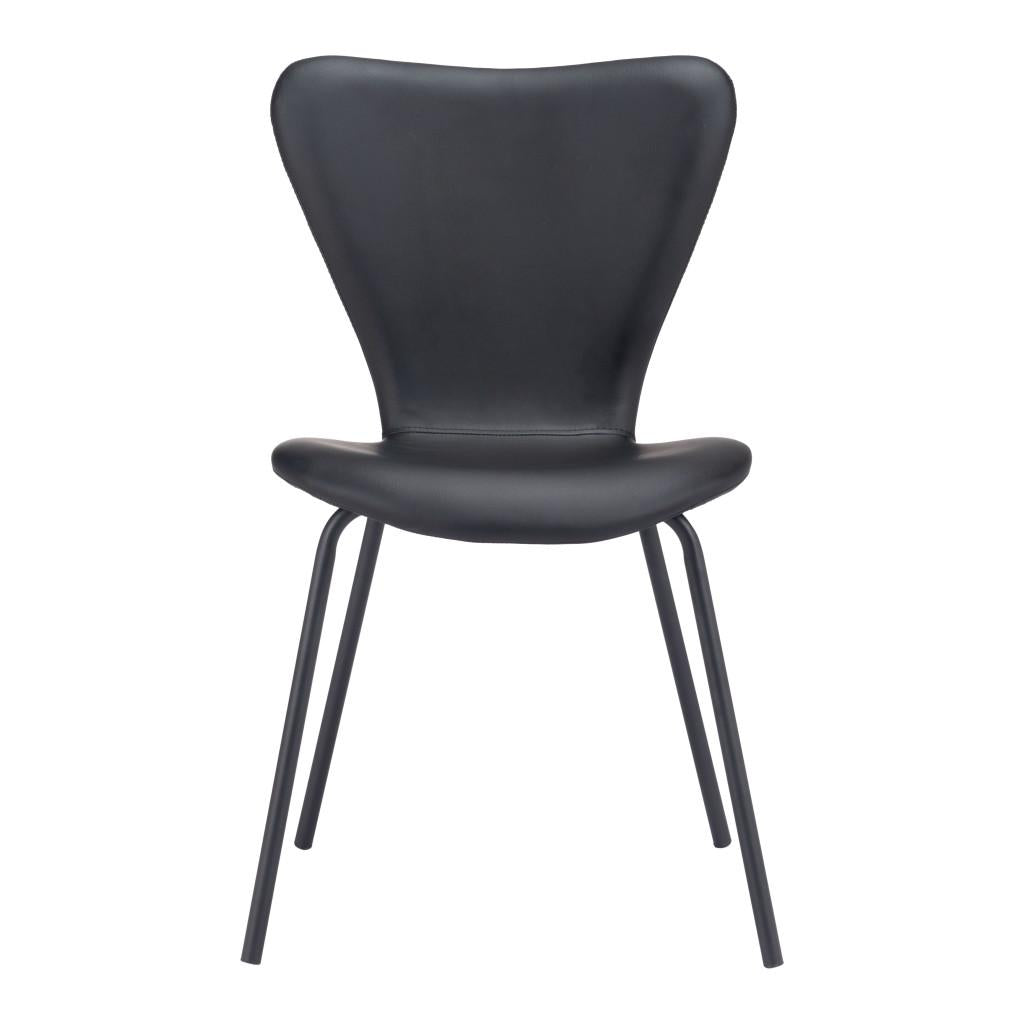 ZUO Torlo Dining Chair (Set of 2) Black