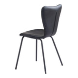 ZUO Torlo Dining Chair (Set of 2) Black