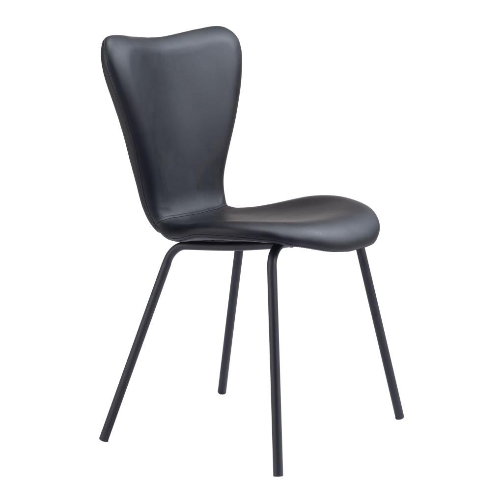 ZUO Torlo Dining Chair (Set of 2) Black