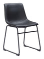 ZUO Smart Dining Chair (Set of 2) Black