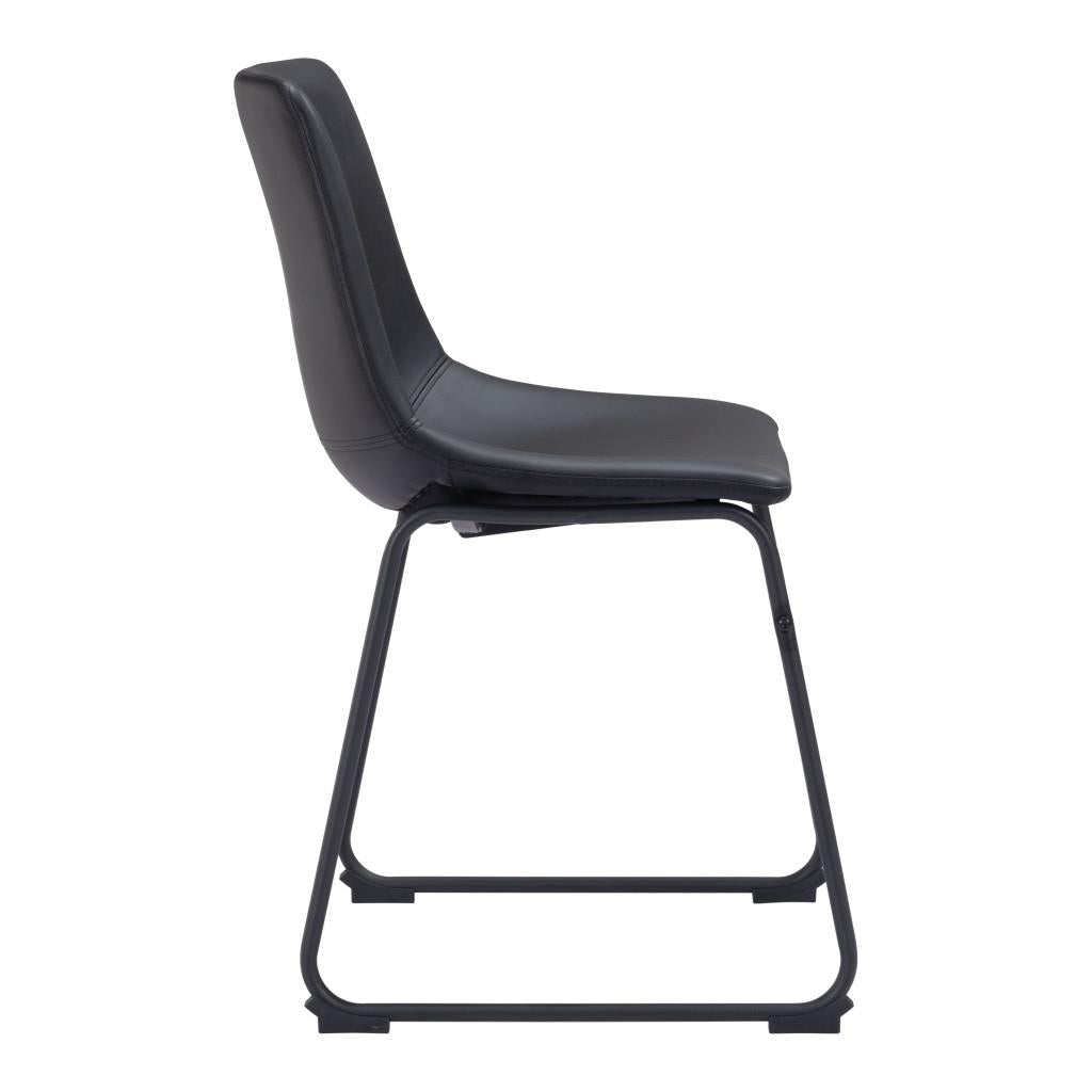 ZUO Smart Dining Chair (Set of 2) Black