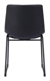 ZUO Smart Dining Chair (Set of 2) Black