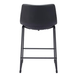ZUO Smart Counter Stool (Set of 2) Black