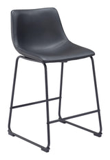 ZUO Smart Counter Stool (Set of 2) Black