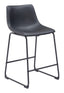 ZUO Smart Counter Stool (Set of 2) Black