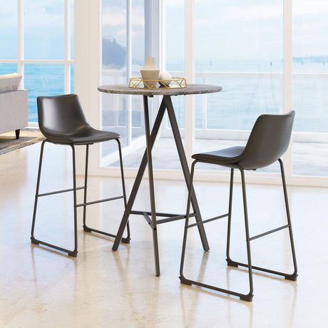 ZUO Smart Barstool (Set of 2) Black