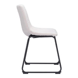 ZUO Smart Dining Chair (Set of 2) Ivory
