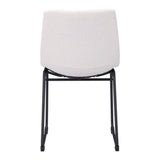 ZUO Smart Dining Chair (Set of 2) Ivory
