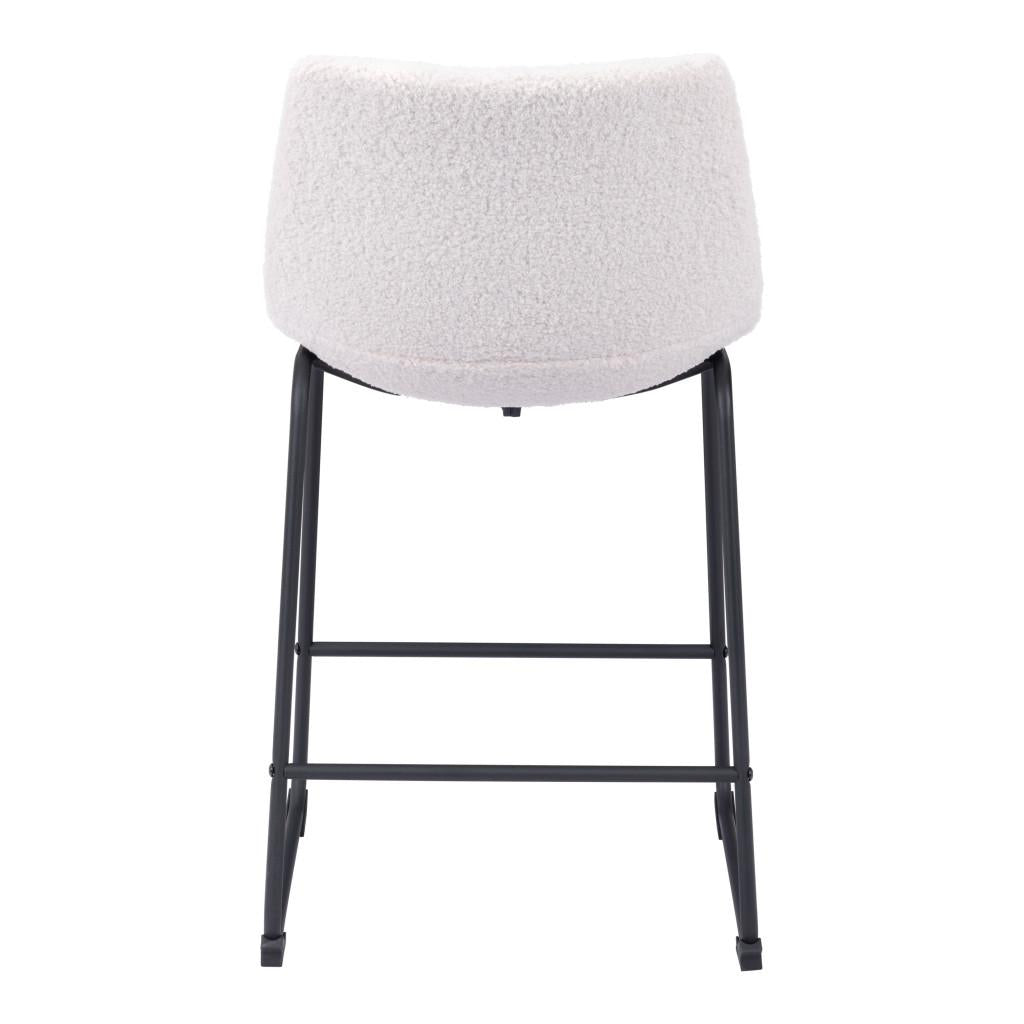 ZUO Smart Counter Stool (Set of 2) Ivory