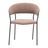 ZUO Josephine Dining Chair (Set of 2) Brown