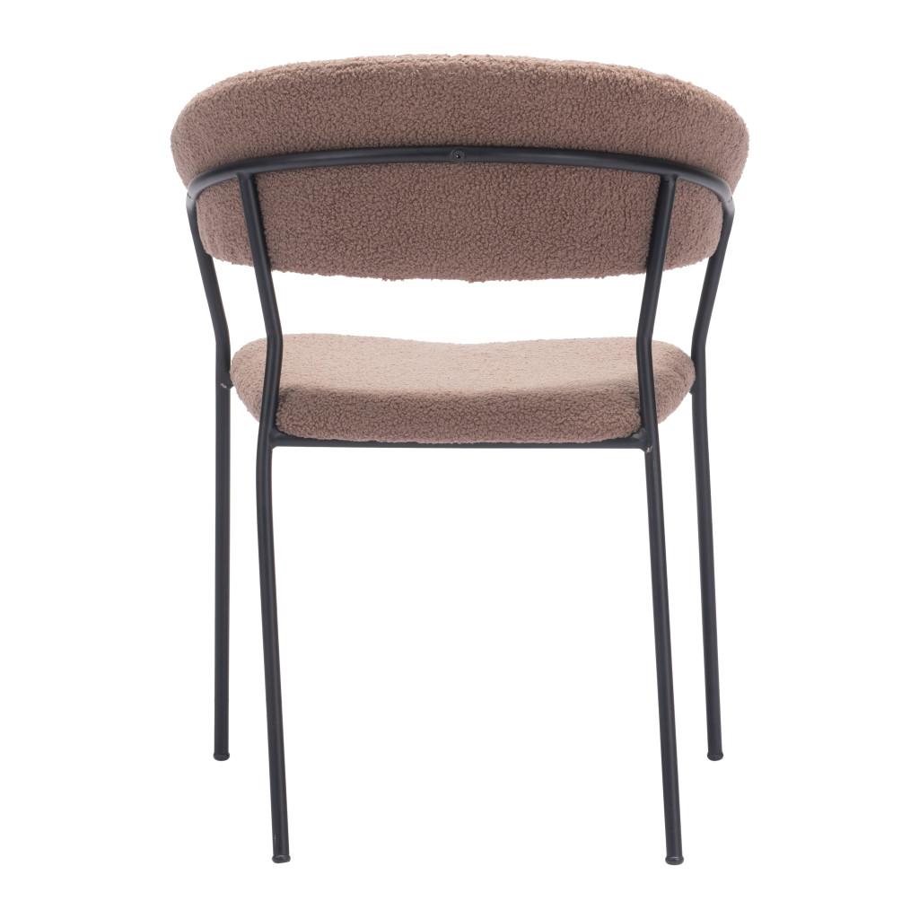 ZUO Josephine Dining Chair (Set of 2) Brown