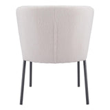 ZUO Aimee Dining Chair (Set of 2) Cream