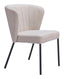 ZUO Aimee Dining Chair (Set of 2) Beige